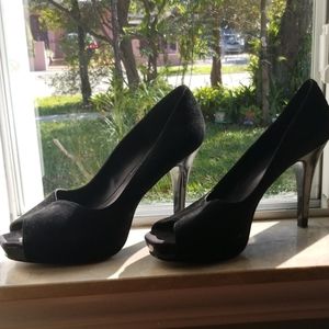 Nine West Black Stiletto Heels